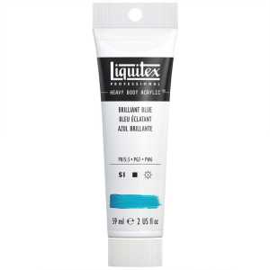 Professional Heavy Body Acrylic Paint, 59 mL Tube, Brilliant Blue