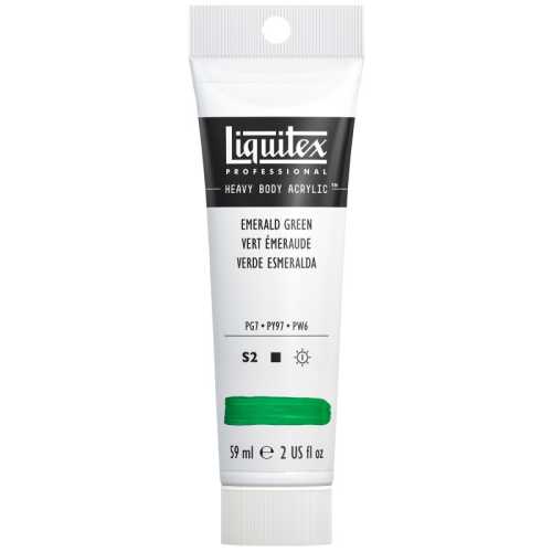 Professional Heavy Body Acrylic Paint, 59 mL Tube, Emerald Green