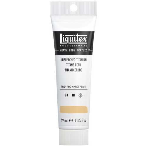 Professional Heavy Body Acrylic Paint, 59 mL Tube, Unbleached Titanium