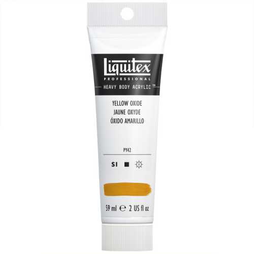 Professional Heavy Body Acrylic Paint, 59 mL Tube, Yellow Oxide
