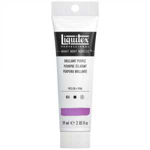 Professional Heavy Body Acrylic Paint, 59 mL Tube, Brilliant Purple