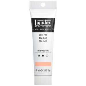 Professional Heavy Body Acrylic Paint, 59 mL Tube, Light Pink