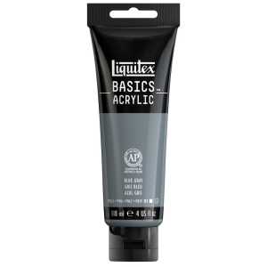 BASICS Acrylic Paint, 118 mL Tube, Blue Gray