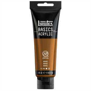 BASICS Acrylic Paint, 118 mL Tube, Bronze