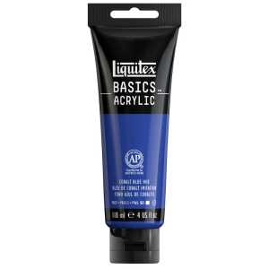 BASICS Acrylic Paint, 118 mL Tube, Cobalt Blue Hue