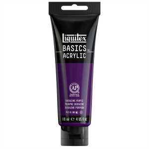 BASICS Acrylic Paint, 118 mL Tube, Dioxazine Purple