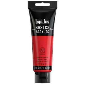 BASICS Acrylic Paint, 118 mL Tube, Naphthol Crimson