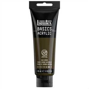 BASICS Acrylic Paint, 118 mL Tube, Raw Umber