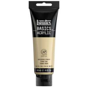 BASICS Acrylic Paint, 118 mL Tube, Unbleached Titanium