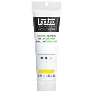 Professional Heavy Body Acrylic Paint, 138 mL Tube, Cadmium Free Yellow Light