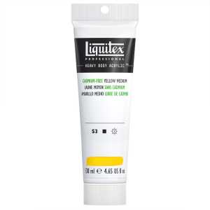 Professional Heavy Body Acrylic Paint, 138 mL Tube, Cadmium Free Yellow Medium