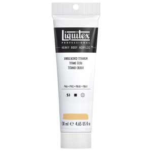 Professional Heavy Body Acrylic Paint, 138 mL Tube, Unbleached Titanium
