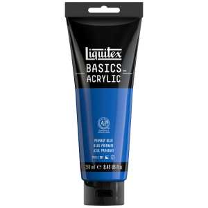 BASICS Acrylic Paint, 250 mL, Tube, Primary Blue