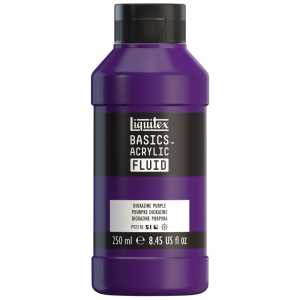 BASICS Acrylic Fluid, 250 mL, Bottle, Dioxazine Purple