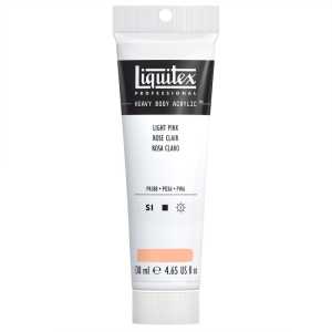 Professional Heavy Body Acrylic Paint, 138 mL Tube, Light Pink
