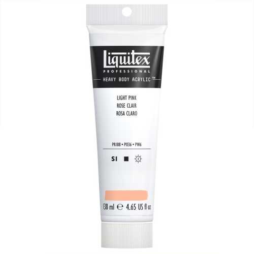 Professional Heavy Body Acrylic Paint, 138 mL Tube, Light Pink
