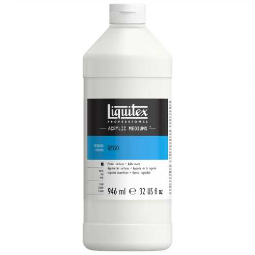 Professional Acrylic Gesso, White, 32 oz (946 mL)