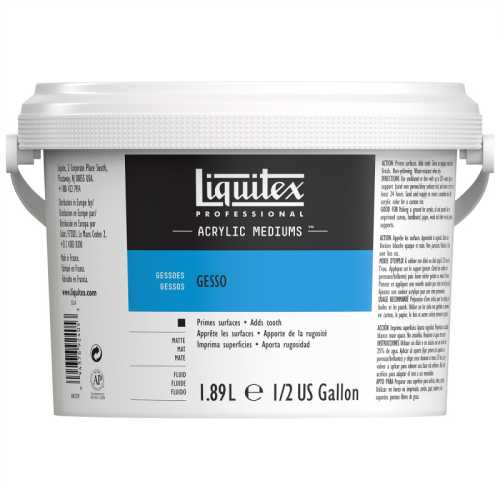Professional Acrylic Gesso, White, 64 oz (1.89 L)