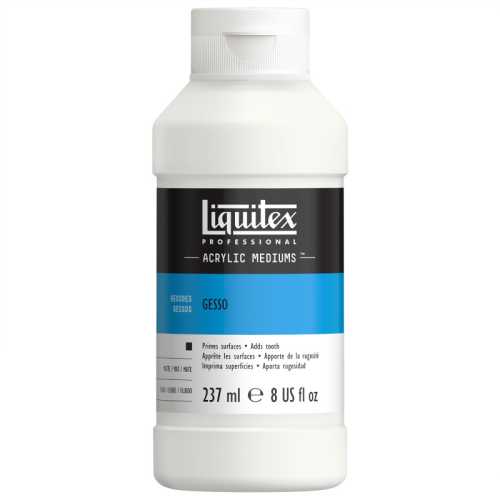 Professional Acrylic Gesso, White, 8 oz (237 mL)