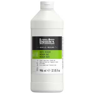 Professional Acrylic Matte Medium, Clear, 32 oz (946 mL)