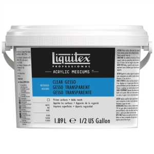 Professional Acrylic Gesso, Clear, 64 oz (1.89 L)