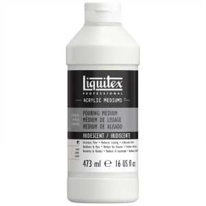 Professional Acrylic Pouring Medium, Iridescent, 16 oz (473 mL)