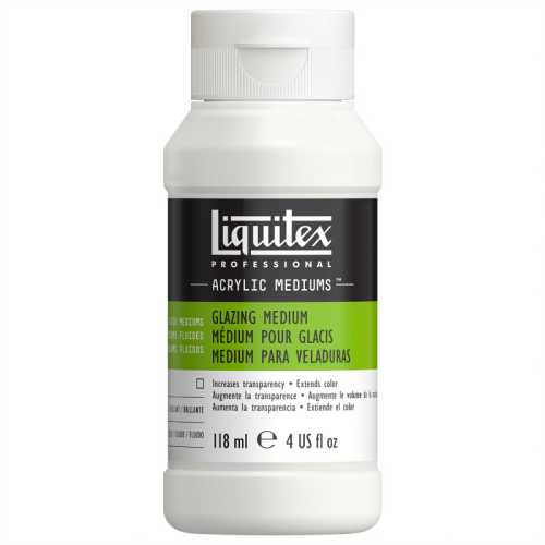 Professional Glazing Medium, Clear, 4 oz (118 mL)