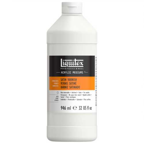 Professional Acrylic Satin Varnish, Clear, 32 oz (946 mL)