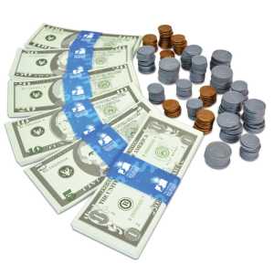 Kids Bank Play Money Set (USA Edition)