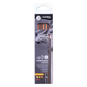 Graduate Graphite Pencil, Artist Set, 6 Pieces