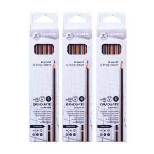 Graduate Graphite Pencil, Technical Set, 6 Per Set, 3 Sets