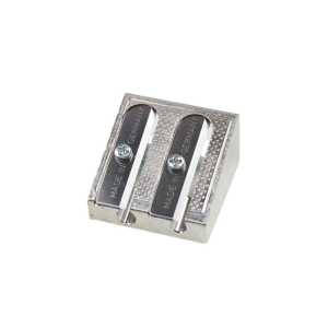 Metal Twin-hole Sharpener, 1 Count