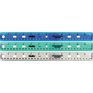 Shatter Resistant Ringbinder Ruler 12" / 30cm