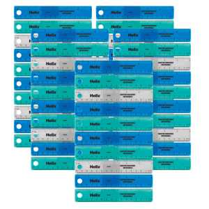Shatter Resistant Ruler 6" / 15cm, Pack of 50