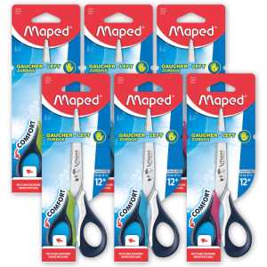 6" Sensoft Scissors with Flexible Handles - Lefty, Pack of 6