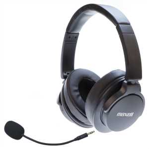 Bass 13 Active Noise Cancellation Wireless Headphones with Boom MIC, Black