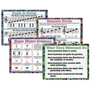 Music Posters, Set of 4