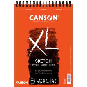 XL Series Sketch Pad, Top Wire Binding, 100 Sheet, 9x12 inch, 1 Count