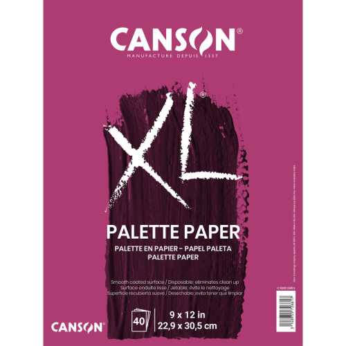 XL Series Palette Pad, Foldover Binding, 40 Sheet, 9x12 inch, 1 Count
