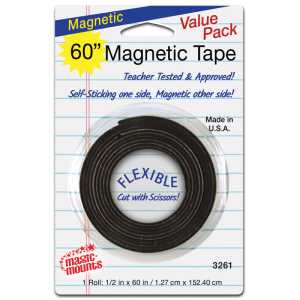 Magnetic Tape, 1/2" x 60" Roll
