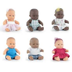 My Friends & Me Dolls, 8-1/4" Dressed, Set Of 6
