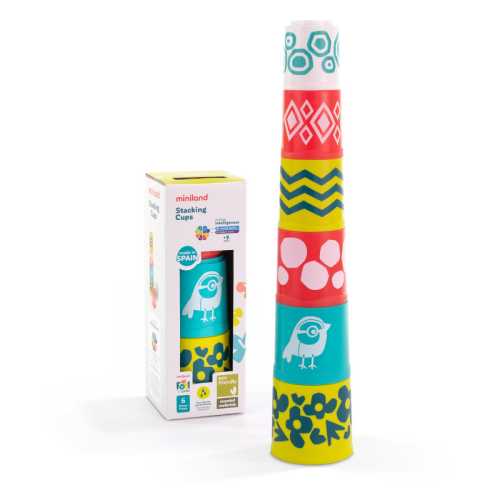 Feel to Learn: Stacking Cups