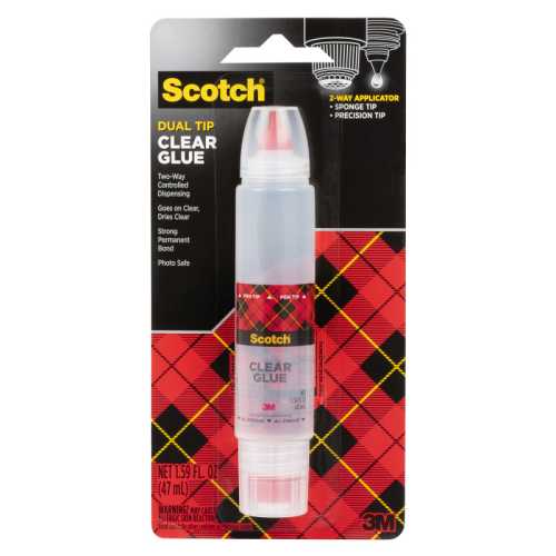 Clear Glue in 2-Way Applicator, .95 oz.