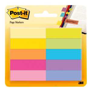 Page Markers, 50 Sheets/Pad, 10 Pads/Pack