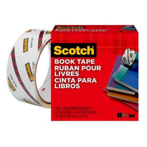 Book Tape, 1-1/2 in x 15 yd Roll