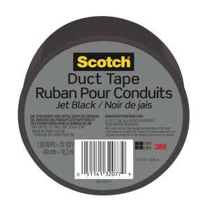 Duct Tape for Artists, 1.88 in x 20 yd (48 mm x 18.2 m), Jet Black