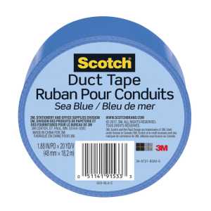 Duct Tape for Artists, 1.88 in x 20 yd (48 mm x 18.2 m), Sea Blue
