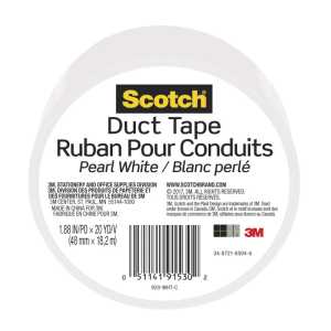 Duct Tape for Artists, 1.88 in x 20 yd (48 mm x 18.2 m), White