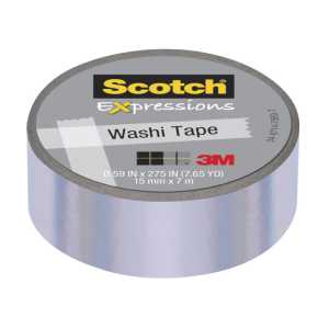 Expressions Washi Tape, .59" x 275", Iridescent Purple