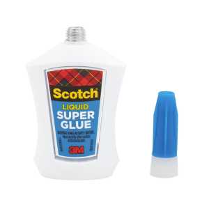 Super Glue Liquid, Bottle, .18 oz